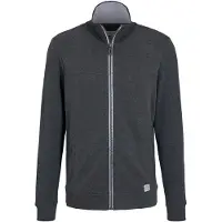 Tom Tailor Sweatvest antraciet