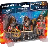 Playmobil Novelmore 70672 3 combattants Burnham Raiders