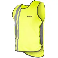 Wowow Fluo sportjasje - overgooier met reflectie - XXL