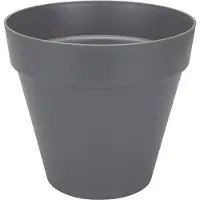 Elho Loft Urban Rond 40 - Bloempot voor Buiten - Ø 38.5 x H 35.3 cm - Antraciet