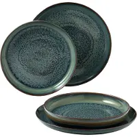 Villeroy & Boch Crafted Breeze serviesset 4-delig Grijs-blauw