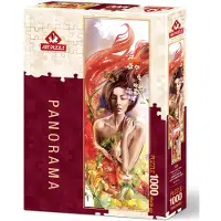 Art puzzle Dancing with Fish - Puzzle 1,000 pieces PANORAMA 96 x34 CM