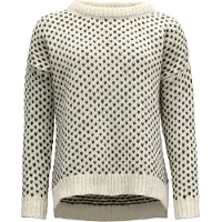 Devold Nordsjø Wool Sweater - Trui - Dames Offwhite S