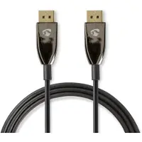 Nedis DisplayPort Active Optical Cable (AOC) - versie 1.4 (5K/8K 60Hz) / zwart - 50 meter