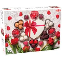 Tactic Sweets for My Sweet – Puzzel – 1000 stukjes – Kleurrijke Snoepillustratie – Strak en Rustgevend Ontwerp – Hoogwaardige Scandinavische Kwaliteit