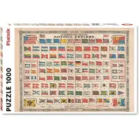 Piatnik National Emblems - Legpuzzel 1000 stukjes - 68 x 49 cm - Multicolor