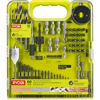 Ryobi RAKDD60 | 60-delig Boor & Schroevendraaierset - 5132004664 - 5132004664
