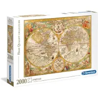 Clementoni Puzzle - Carte du monde antique, 2000 pièces