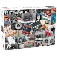 Aa Retro Mechanics – Puzzel – 1000 stukjes – Technische Illustratie in Vintage Stijl – Strak en Rustgevend Ontwerp – Hoogwaardige Scandinavische Kwaliteit