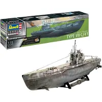 Revell 1/72 German Submarine Type VII C/41 - Platinum Edition