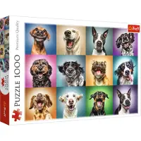 Trefl Grappige Honden puzzel - 1000 stukjes