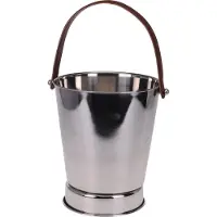 Excellent houseware Champagne koeler/ijsemmer - zilver - RVS - 5.5L - IJsemmers