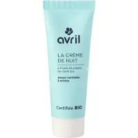 Avril Organic Nachtcrème - Normale tot gecombineerde huid 50 ml Huidcrème