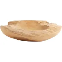 Muubs Schaal Rustic teakwortel Ø30 cm Naturel