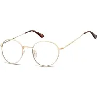 Montana Eyewear HMR54 Leesbril rond metaal +2.00 Goudkleurig