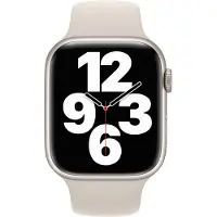 Apple Watch 42/44/45 mm Siliconen Horlogeband Sport Sterrenlicht