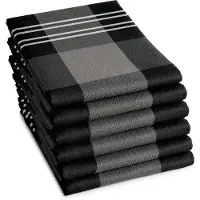 DDDDD - Feller - 6x Theedoeken - Set van 6 - 60x65cm - Grijs