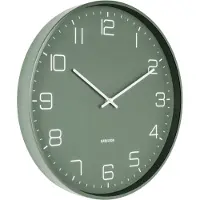 Karlsson Lofty Wandklok | Ø40cm | Groen