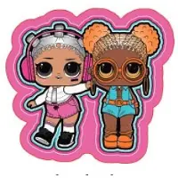 L.O.L. Surprise! kussen Better Together junior 35 x 35 cm polyester roze/groen