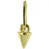 New Bling 9NBSAM-G200258 Gouden Hangertje - Dames - Pegeltje - Kegel - 3 x 2 mm - 14 Karaat - Bedel - Goud