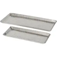 Dulaire Zilveren Schaal Rechthoekig 2 st. - 37 cm