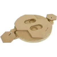 HOLT GAMES spot activiteitenspel hout - 31,5x31,5x5 cm