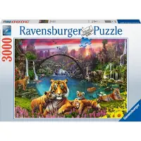 Ravensburger legpuzzel Tiger paradise 3000 stukjes