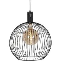 Eth Wire hanglamp 30cm 1x E27 zwart