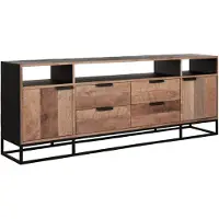 DTP Home Cosmo tv-meubel teakhout 200x40x75cm