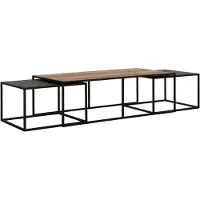 DTP Home Cosmo salontafel teakhout - set van 3