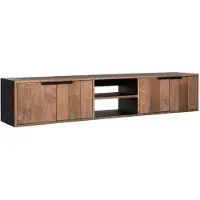 DTP Home Cosmo hangend tv-meubel teakhout 205x40x40cm