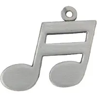 Aim Tinnen sleutelhanger 16de noot