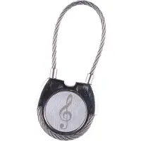 Aim Luxe Sleutelhanger Vioolsleutel, zilverkleurig