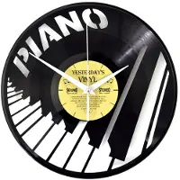 Yesterday's Vinyl Pianotoetsen wandklok