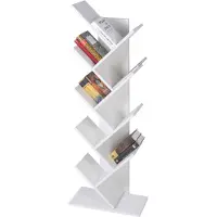 ML-Design Boekenplank Carlos | spaanplaat wit 50x140x25 cm boekenkasten | NADUVI