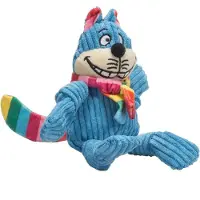 HuggleHounds Rainbow Cheshire Cat Knottie Small 21 X 15 Cm