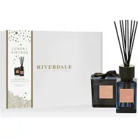 Riverdale - Deluxe geschenkset Grapefruit & Lime - geurkaars en geurstokjes Roze