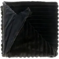Unique living | plaid peppe 150x200cm black