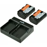 Jupio Kit: 2x Battery LP-E6N *ULTRA* 2040mAh + USB Dual Char