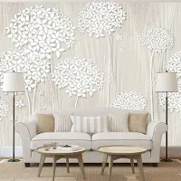 Karo-art 294cm X 210cm - Zelfklevend fotobehang - Elegante bloemen , Premium Print