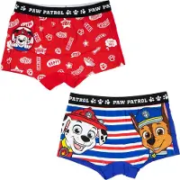 Ryhmä Hau 2 Pack - Boxershorts - Biologisch Katoen - Rood-Blauw - Maat 6/8 jaar
