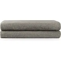 Blumtal Terry Handdoeken Set - 2 x Baddoek - 70 x 140 cm - Grijs