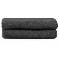 Blumtal Terry Handdoeken Set - 2 x Handdoek - 50 x 100 cm - Antraciet