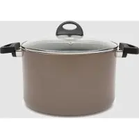 Berghoff Kookpan met Deksel - 24 cm - Aluminium Soeppan - Beige