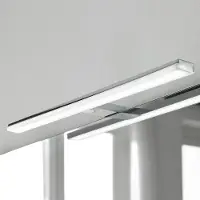 EBIR Wandlamp Pandora, chroom / zilver, Badkamer, Kunststof, Modern, Wandlamp