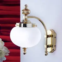 Orion Wandlamp DELIA, dimbaar, messing / goud, Woon-/ Eetkamer, Antiek, wandlamp