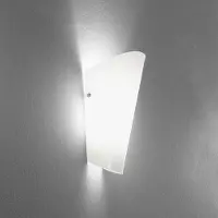 Selene Wandlamp Bloom, dimbaar, wit / opaal, Hal, Glas, Modern, wandlamp