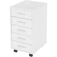 ML-Design Ladekast Aryn | spaanplaat wit 38x33x63 cm ladekasten | NADUVI