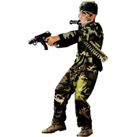 Vegaoo Soldaten carnavalskostuum voor jongens - Kinderkostuums - 128-140