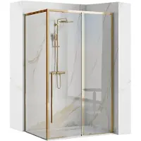 REA Solar Gold 100x80 Douchewand Zonder douchebak